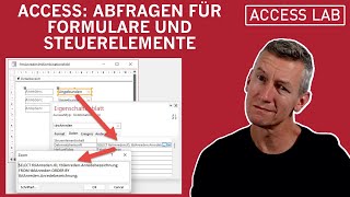 Access Abfragen für Formulare und Steuerelemente [upl. by Eico]