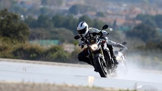 Motorcycle on a wet racetrack  Dunlop RoadSmart III [upl. by Aharon]