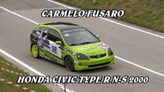 SALITA PEDAVENA  CROCE DAUNE 2024  CARMELO FUSARO  HONDA CIVIC TYPE R NS 2000  BY BELLUNOVIDEO [upl. by Kurtzig]