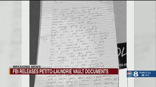 FBI releases letter Gabby Petito wrote to Brian Laundrie [upl. by Llewsor154]