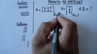 matemática matrizes produto [upl. by Nosak690]