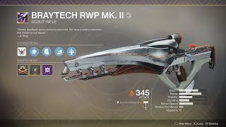 Destiny 2  Nascent Dawn 35 Full Quest Chain Masterwork Braytech RWP Mk II Reward [upl. by Bernhard]