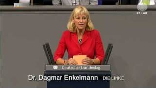 Dagmar Enkelmann DIE LINKE Rede zu Änderung des Abgeordnetengesetzes [upl. by Alram566]