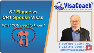 K1 Fiance Visa vs CR1 Spouse Visa USA What you need to know [upl. by Aikkan]