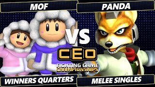 CEO 2024  MOF Ice Climbers Vs Panda Fox Smash Melee  SSBM [upl. by Alidus]