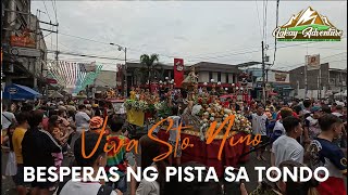 BESPERAS NG PISTA SA TONDO VIVA STO NINO 2024 [upl. by Aissej]