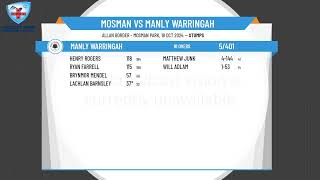 Mosman v Manly Warringah [upl. by Nicolau1]