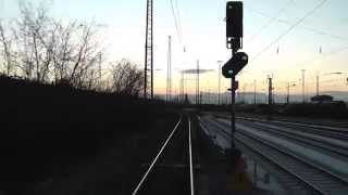 Führerstandsmitfahrt von Budenheim nach Frankfurt am Main  DB Bahn  Nr 9 [upl. by Nathanil]