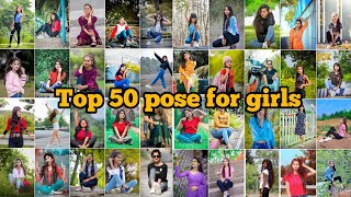 new style photo pose girl 2024  girls photoshoot pose  photo poses for girls  girls sitting poses [upl. by Roma]