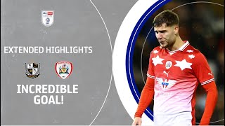 INCREDIBLE GOAL  Port Vale v Barnsley extended highlights [upl. by Barton]