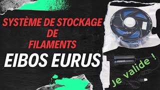 Système de stockage de filaments 3D EIBOS EURUS [upl. by Ttesil]