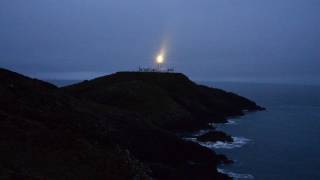 Strumble Head Lighthouse at night [upl. by Ayekin]