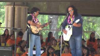 quotWere All Alonequot by Cecilio amp Kapono 40th Annual Ukulele Festival in Waikiki  2010 [upl. by Anna-Maria]