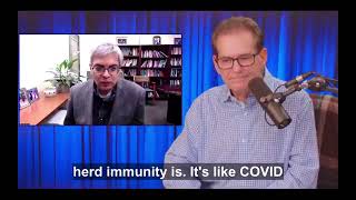 Dr Jay Bhattacharya tries to redefine herd immunity December 2022 [upl. by Dunseath]