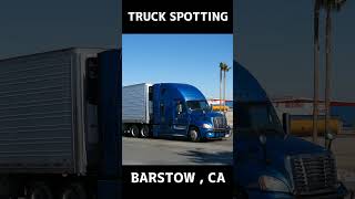 TRUCK SPOTTING 00997  BARSTOW automobile semitrailer trucking [upl. by Oiramel]