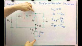 Elektronik  OPV 4  Nichtinvertierender Verstärker [upl. by Dru655]