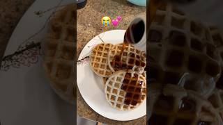 ✨Aesthetically unaesthetic✨ fypシ゚viral shortvideos waffles baking breakfast [upl. by Kirre]