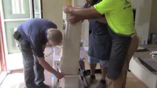 Part 2 of 4 How to Install a Fireplace Mantel Chimney Piece amp Hearth [upl. by Huesman600]