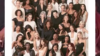 40 Vogue Icons Gathered in One Place for Edward Enninfuls Final Cover [upl. by Aig954]