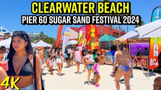 Clearwater Beach Pier 60 Sugar Sand Festival 2024 [upl. by Anoet]