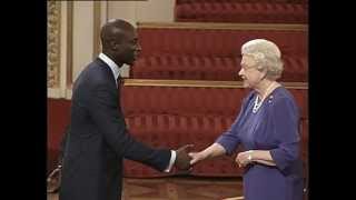 Ozwald Boateng Awarded OBE 2006 [upl. by Nnaerb]