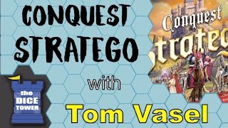 Conquest Stratego Review  with Tom Vasel [upl. by Hershel]