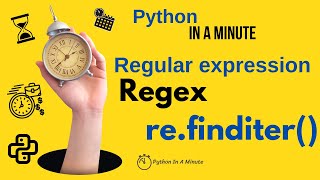 Regex in Python  Find and Iterate Patterns with refinditer [upl. by Ecnarolf689]