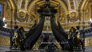 Il Baldacchino di san Pietro St Peters Baldachin manortiz [upl. by Sugden134]