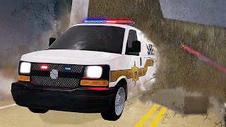 Tunnel COLLAPSES on Prisoner Escort  Trapped inside  ERLC Liberty County Roblox [upl. by Reema]