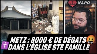 Metz  Violente profanation à léglise de la Sainte Famille [upl. by Antebi936]