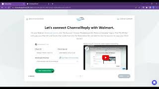 Walmart US Integration Instructions Step 1 API [upl. by Eenwahs422]