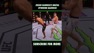 Barbozas backkick vs Hooker was BRUTAL highlights mma ufc boxing combatsports ufcfighter [upl. by Mojgan605]