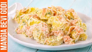 INSALATA DI PATATE E SALMONE [upl. by Ibur]