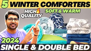 SALE🔥BEST COMFORTERS BLANKET IN INDIA⚡ BEST COMFORTER FOR HEAVY WINTER⚡BEST COMFORTERS IN INDIA [upl. by Aryhs691]