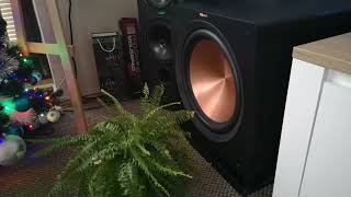 Subwoofer Klipsch R115 SW in action bass test [upl. by Adivad898]