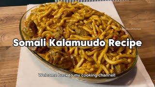 Kalamuudo Fudud oo Macaan  Somali Food [upl. by Einahteb]