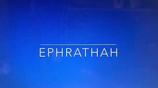 How to pronounce Ephrathah [upl. by Adao]