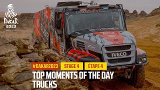 Trucks Top moments  Stage 4  Dakar2023 [upl. by Halet]