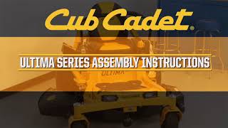 How To Assemble a Cub Cadet Zero Turn Lawn Mower [upl. by Arriec139]