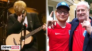 Ed Sheeran BREAKS DOWN Singing New Song About Daughter [upl. by Heiskell]