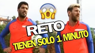 RETO de MESSI y SUAREZ destrozan un dron en PENALES [upl. by Zak]