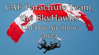 CAF Parachute Team the SkyHawks  Canadian Armed Forces Day amp Air Show  20220619 [upl. by Rolo]