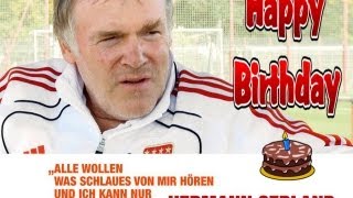 Hermann quotTigerquot Gerland hat Geburtstag  Hauptsache Fussball gratuliert [upl. by Allveta]