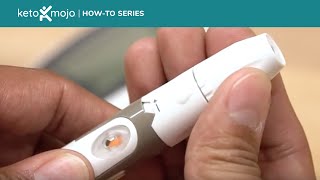 How to use your KetoMojo lancet device [upl. by Loeb]