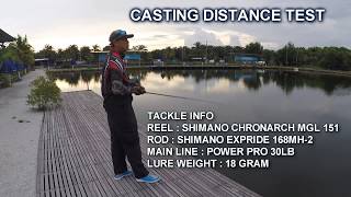 SHIMANO CHRONARCH MGL 2017 CASTING REEL REVIEW [upl. by Yerocaj]