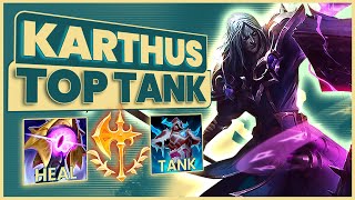 KARTHUS TOP TANK DE CRIAFENDAS  TANKAR E DAR DANO É A META NO LOL ENTÃO PORQUE NÃO TENTAR  MEC [upl. by Ariek]