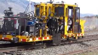 2nd Tie Spiker  14th Machine in CP Rail work gang [upl. by Nagey]