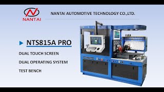 NANTAI NTS815A PRO Dual Touch Screen Dual Operating System Diesel Injector Pump Test Bench [upl. by Eivad]