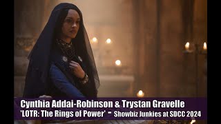 Lord of the Rings The Rings of Power Cynthia AddaiRobinson Trystan Gravelle Interview Audio [upl. by Puritan]