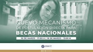 Nuevo mecanismo de postulación directa para becas nacionales Conacyt 2022 y transición al SNP [upl. by Nagey]